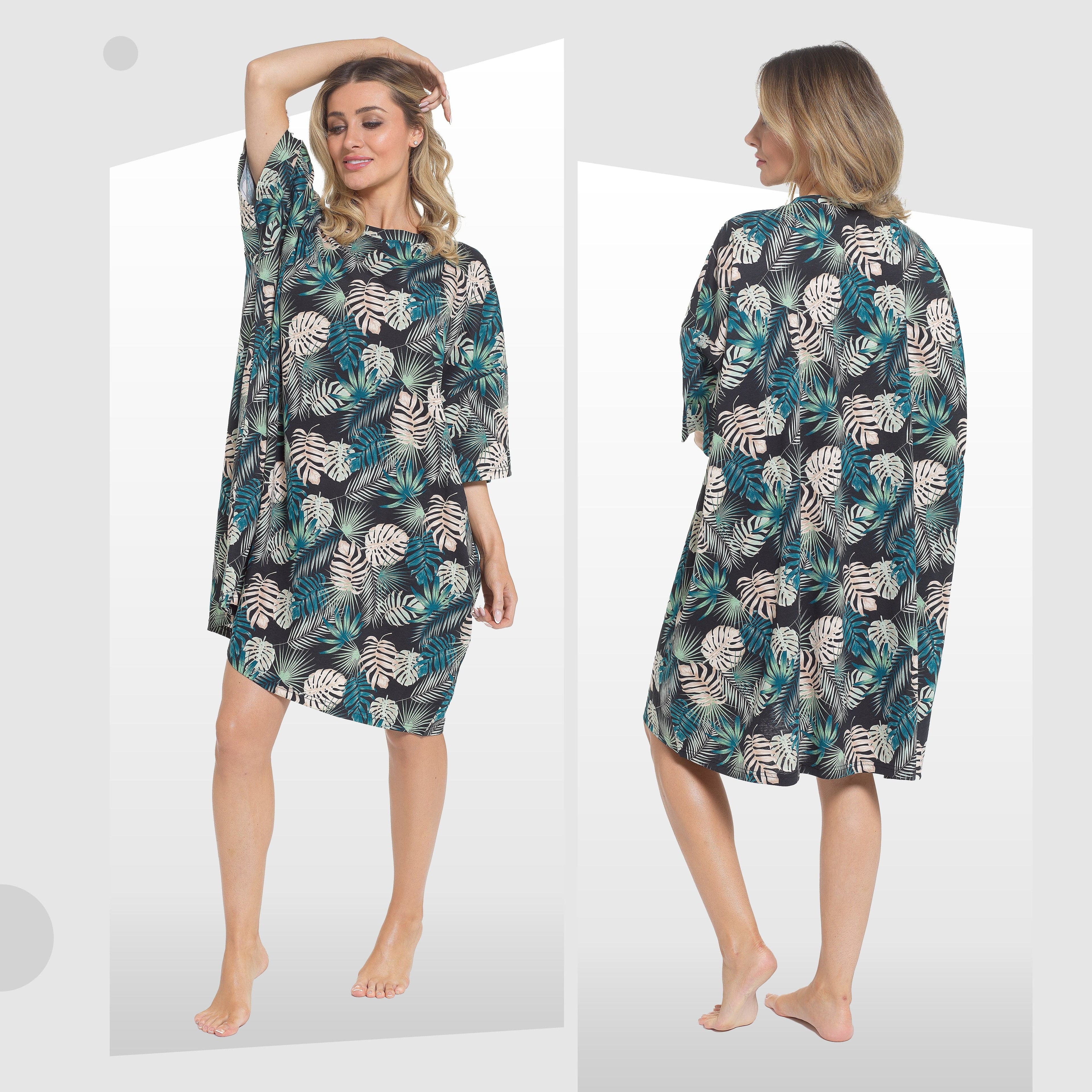 Women's Tropical Baggy Nighty Dress