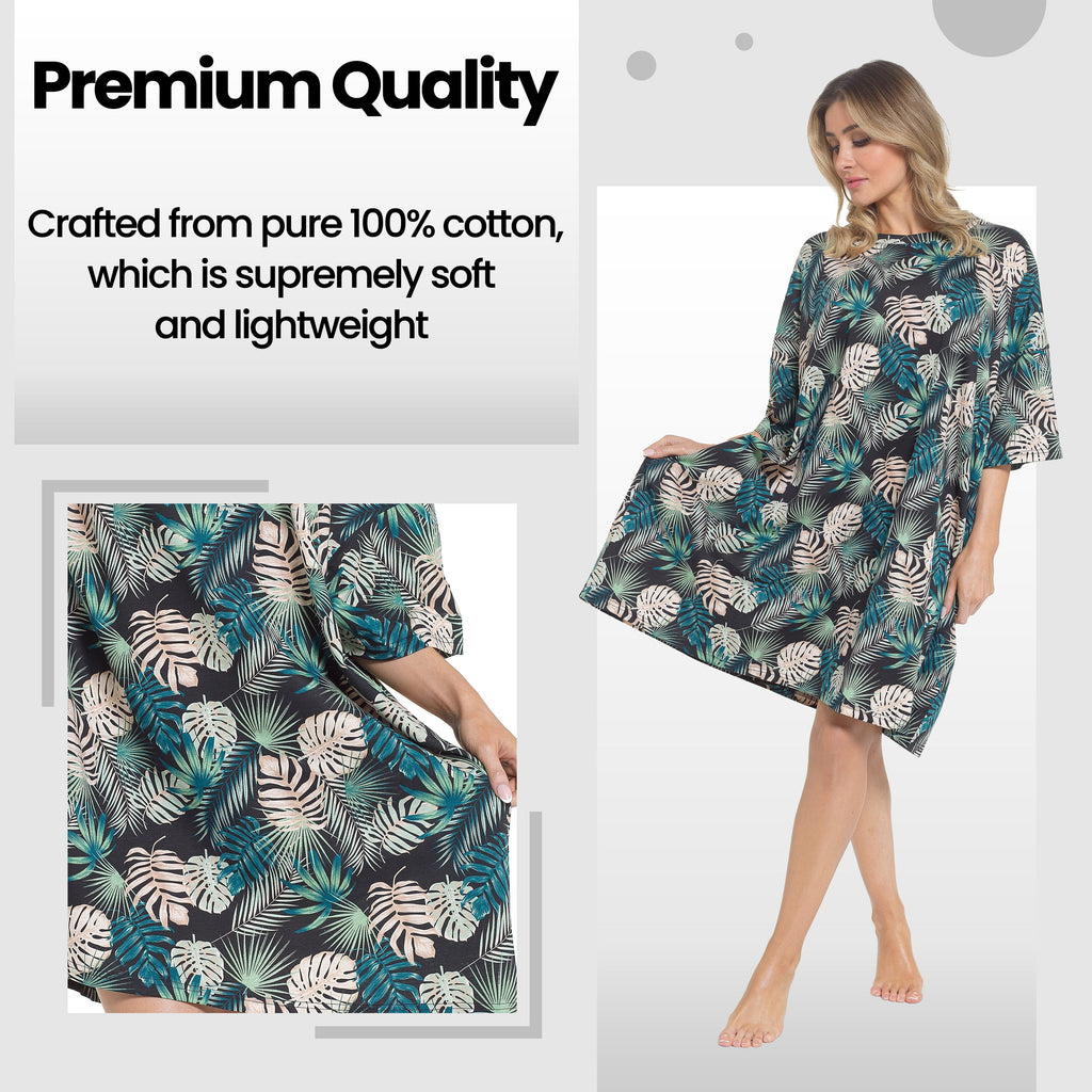 Women's Tropical Baggy Nighty Dress